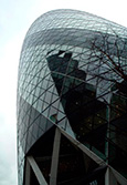 Swiss Re Tower - photographed by Kat Hannon